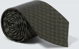 Gucci GG silk jacquard tie