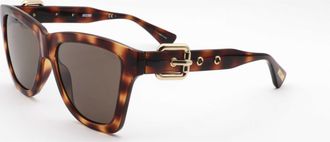 Moschino Womens 54mm Brown Sunglasses