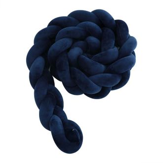 OEM Protector De Cuna Para Beb&eacute; - 3 Almohadas Tejidas Con Dise&ntilde;o De Serpiente, Protector Trenzado De Terciopelo Para Cama, Protector De Guarder&iacute;a Para Rec