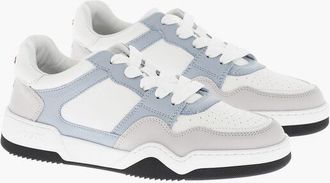 Dsquared2 Hammered Leather Low-Top Sneakers SPIKER size 40