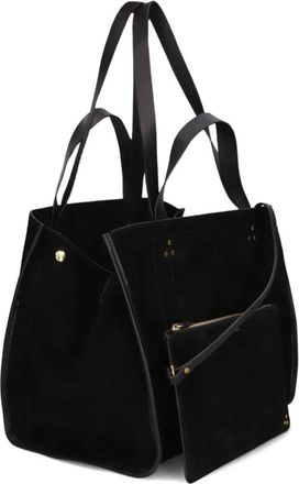 Jerome Dreyfuss Leon M Crossbody Tas - Dames - Tassen - Zwart - Maat: ONE Size Su&egrave;de