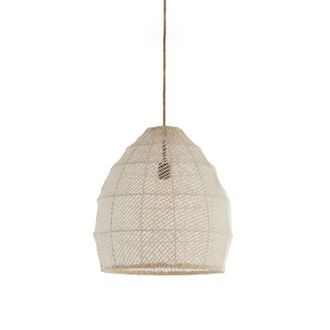 Light & Living Light & Living - L&aacute;mpara Colgante - Makassar - Beige - Textil