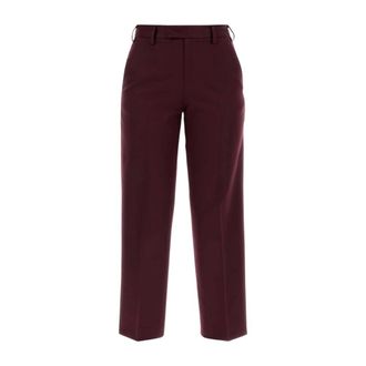 Pantaloni Torino Emma Straight Broeken - Dames - Broeken - Paars - Maat: S