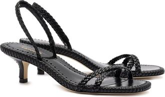 Larroude Mini Annie Leather Sandal