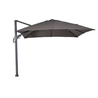 ED&Egrave;N JARD&Iacute; Parasol P&eacute;ndulo Aluminio Antracita Tejido Olefin 200g Rotaci&oacute;n 360&deg;