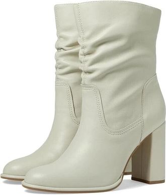 Steve Madden Vector VECT01S1 Boot Women Bone Leather Mid Calf Bootie JOBB350