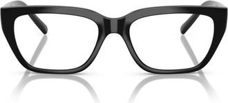 Vogue Eyewear 53mm Pillow Optical Glasses in Black at Nordstrom
