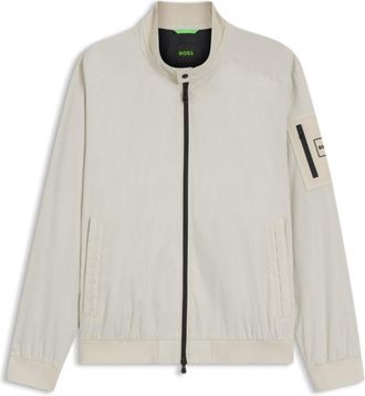 BOSS Double-piping blouson jacket with water-repellent finish