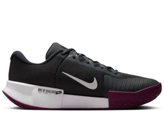 Nike Mens Zoom Gp Challenge 1 Hc Tennis Shoe In Smoke Grey/sangria