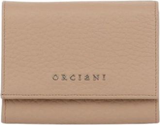 Orciani Rfid Leren Portemonnees & Kaarthouders - Dames - Portefeuilles - Beige - ONE Size - Accessoires