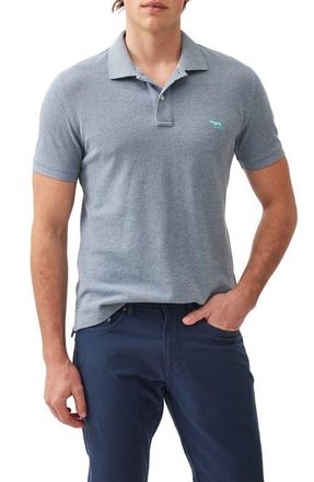 Rodd & Gunn Gunn Piqu&eacute; Sports Fit Cotton Polo in Steel Blue at Nordstrom, Size Xxx-Large