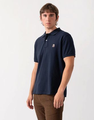 Parajumpers Mens Parajumpers Wellington Mens Polo Shirt - Blue Navy 316 - Size: 42
