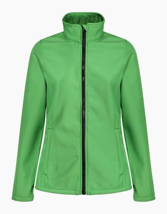Regatta Womens Regatta Standout Womens/Ladies Ablaze Printable Soft Shell Jacket - Green - Size: 18