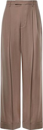 Valentino Garavani Natt Wool Trousers With Cuffs