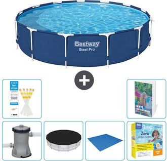 Bestway Piscina Bestway Steel Pro Redonda - 396x84 Cm - 7-piezas S198