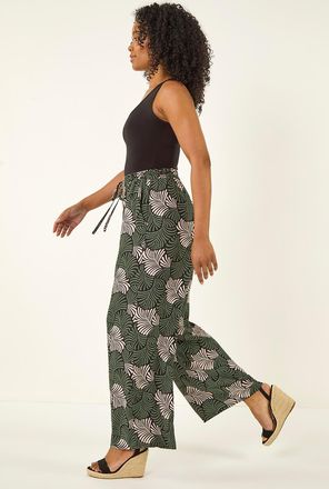 Roman Abstract Leaf Trouser