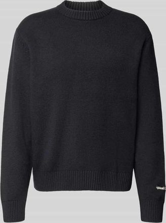 Jack & Jones Jack & Jones Strickpullover mit Label-Stitching Modell NORREBRO in Black, Größe XXL