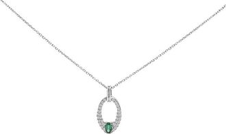 House of Brilliance Haus Of Brilliance Silver Pendant Necklace