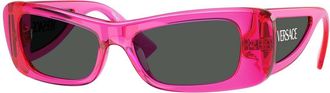 Versace VE4481 543487 Womens Sunglasses Pink Size 54