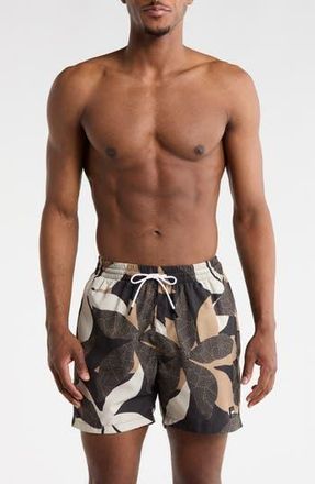 BOSS Piranha Swim Trunks in Light Beige at Nordstrom Rack, Size Xx-Large