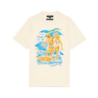 Cult of Individuality LUCKY BASTARD SHORT SLEEVE CREW NECK TEE SURFIN USA
