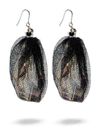 Undercover Orecchini con cristalli - Nero