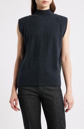 BOSS Futrani Cashmere Mock Neck Sweater in Charcoal at Nordstrom Rack, Size Xx-Large