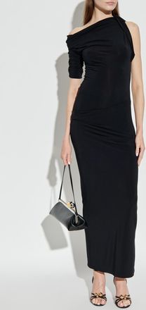 Jacquemus Drapeado Dress, Womens, Black