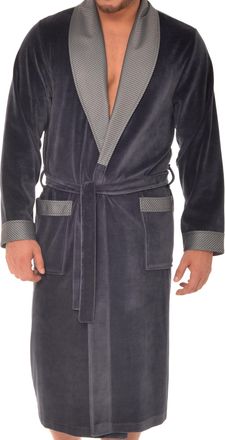 OEM Bata De Ba&ntilde;o Para Hombre Re-102 - Color: Antracita - Talla: 3xl