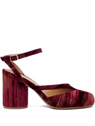 Maison Margiela 80mm Tabi sandalen met enkelbandje - Rood