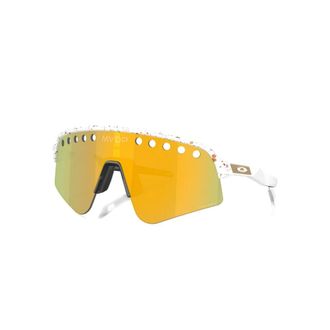 Oakley Sunglasses, unisex, Yellow, ONE SIZE, Yellow Sunglasses with Oversized Lens