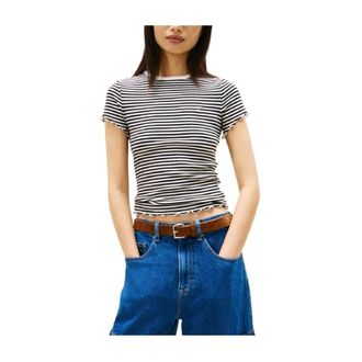 Tommy Hilfiger T-Shirts, female, Black, Size: XS T-Shirts