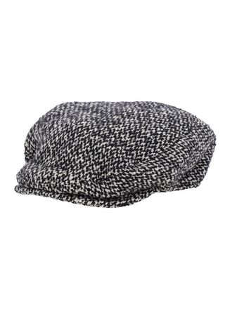 Dolce & Gabbana Grey Hat With Short Brim In Wool Blend Man