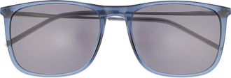 BOSS 57mm Square Sunglasses in Blue Palladium at Nordstrom Rack