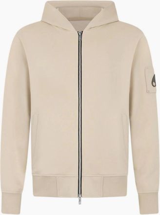 Moose Knuckles Mens Moose Knuckles Hartsfield Zip Up 1705 Alabaster - Size: 42