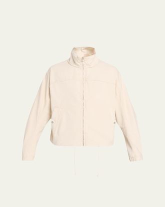 Mordecai Mens Cotton Drill Stand-Collar Blouson Jacket