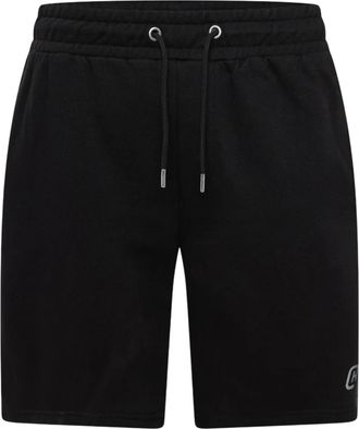 Crosshatch Branton-sweatshorts voor heren (Zwart)