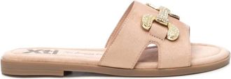 Xti Womens Flat Sandals In Beige
