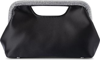 Olga Berg Eleanor Crystal Top Handle Bag in Black at Nordstrom
