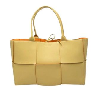 Bottega Veneta Pre-owned Tote Bags, female, Yellow, Size: ONE SIZE Pre-owned Tote Bag