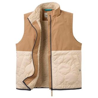 Passenger Flora Recycled Sherpa Lined Short Gilet Wintergilet f&uuml;r Damen | beige