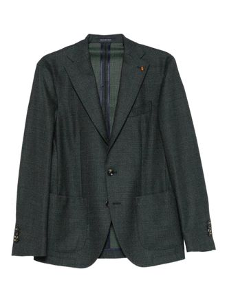 Sartoria Latorre notched-lapel single-breasted blazer - Green