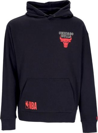 New Era Chicago Bulls Logo Hoodie Zwart - Heren - Hoodies - Zwart - L - Katoen - Hoodies & sweatvesten