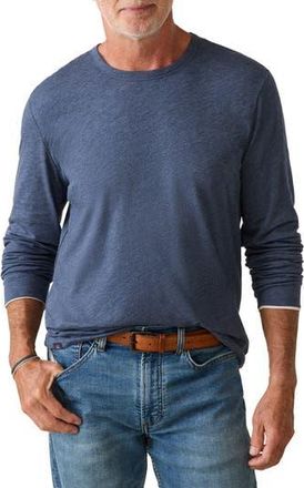 Faherty Cloud Reversible Crewneck T-Shirt in Ivory Heather at Nordstrom Rack, Size Xx-Large