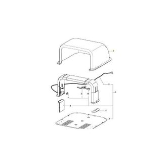 STIGA Sports Copertura Garage Originale Stiga - 1126-1472-01