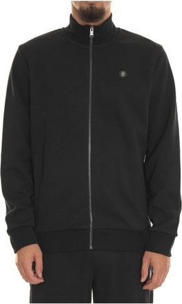 HUGO BOSS Crewneck Sweatshirt - Heren - Vesten met rits - Zwart - S - Katoen - Hoodies & sweatvesten