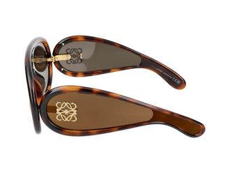 Loewe LW40108I Tortoiseshell Acetate Shield Sunglasses - Tortoiseshell