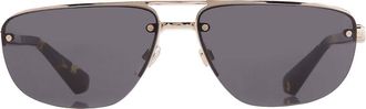 Burberry Dark grey Navigator Mens Sunglasses BE3164 110987 62