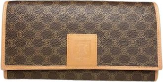 Celine Pre-owned Vintage Portemonnee - Dames - Vintage Accessoires - Bruin - ONE Size - Leer - Vintage