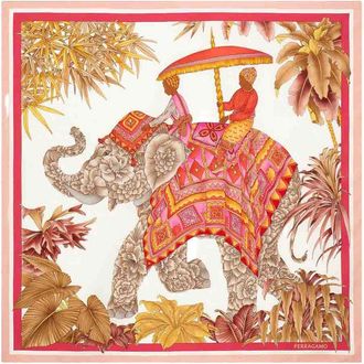 Ferragamo Printed Silk Foulard